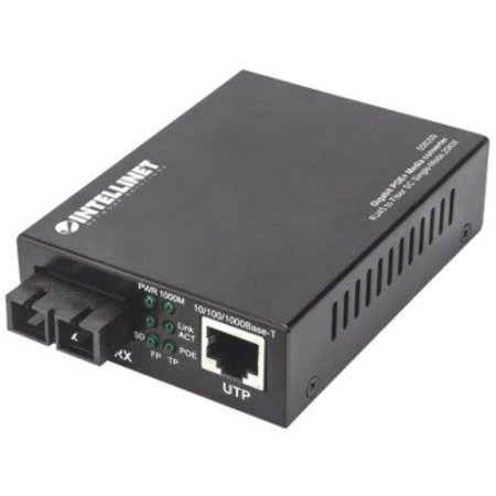 INTELLINET NETWORK SOLUTIONS 1000Base-T Rj45 Port To 1000Base-Lx (Sc) Single-Mode, 20 Km (12.4 508209